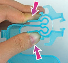 Squeezing tool open